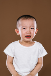 哭泣的小男孩