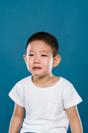 哭泣的小男孩