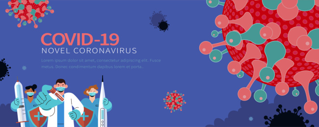 新冠肺炎防疫小组横幅插图