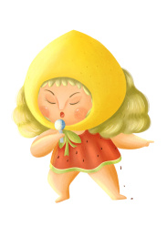 爱唱歌的水果女孩