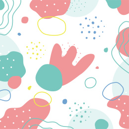 矢量简洁随机形状组合素材