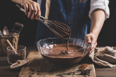 巧克力酱制作过程