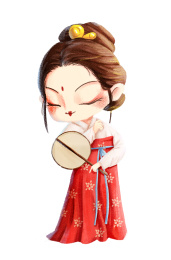 古风仕女人物小像