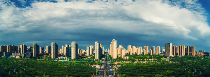 雨后乌云压顶河北省唐山市