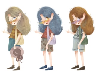 小女孩的换装游戏