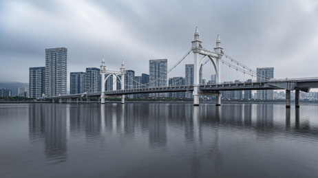 广东珠海城市风光 白石桥