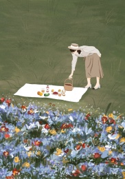 野餐与花的故事