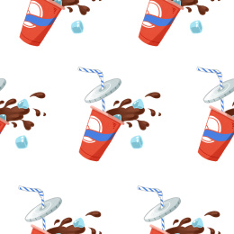 美味可口诱人的现代西式快餐