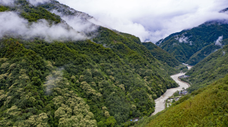 中国云南怒江贡山独龙江峡谷