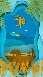 二十四节气之芒种海报