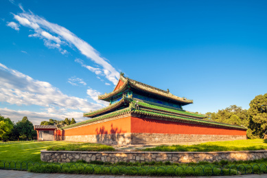 北京天坛北神厨建筑风光
