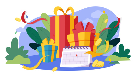 电商购物节的购物礼盒电商活动节日促销商业