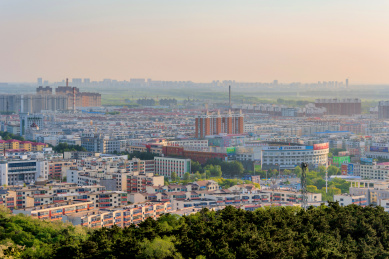 中国辽宁铁岭龙首山风光