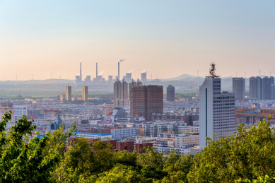 中国辽宁铁岭龙首山风光