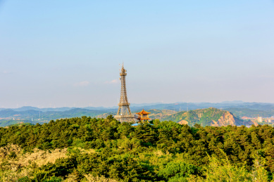 中国辽宁铁岭龙首山风光