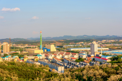 中国辽宁铁岭龙首山风光