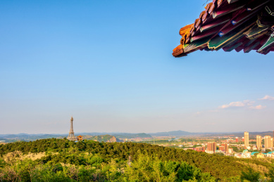 中国辽宁铁岭龙首山风光