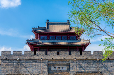 中国辽宁辽阳东京城城址天佑门