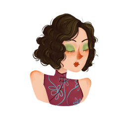 有趣儿童插画头像