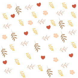 花卉纹理无缝插画