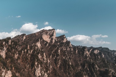 中国河南南阳西峡伏牛山老界岭山峰