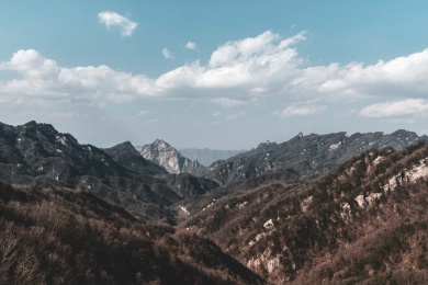 中国河南南阳西峡伏牛山老界岭山峰