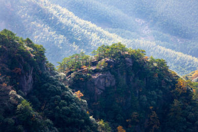 安徽省九华山群山风光