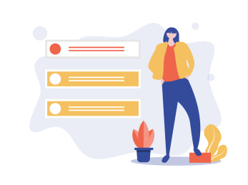 一个女生和列表数据