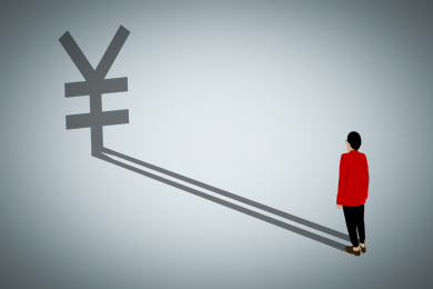 商务人士与金钱