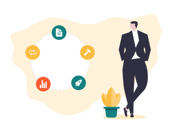 商业成功人士在规划工作