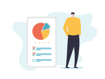 一个男生分析数据图