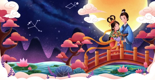 牛郎织女七夕佳节甜蜜相会