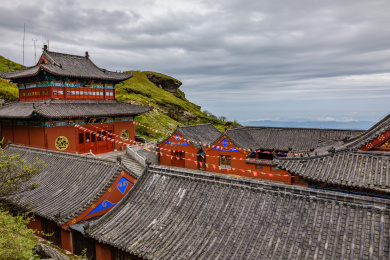 中国贵州省铜仁市梵净山旅游风光