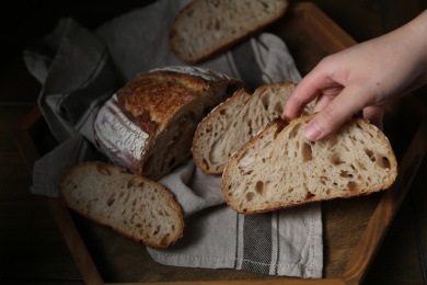 硬欧欧包，面包片