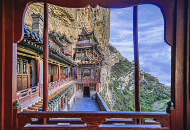 山西大同悬空寺