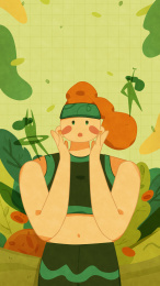 健身大作战 平面背景插图