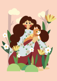 和萌宠一起度过愉快时光