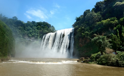 夏天的贵州黄果树瀑布群