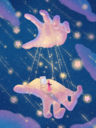 小精灵在牢笼中画画