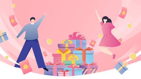 两个人获得很多奖品