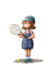 网球少女