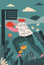 在打篮球的女孩子