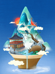 微观国风场景之七夕节牛郎织女