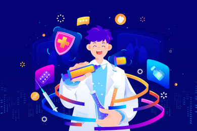 医疗健康概念矢量插画