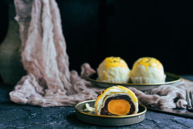 中式传统美味蛋黄酥蛋黄派