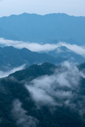 中国安徽省池州市石台县仙寓山风光