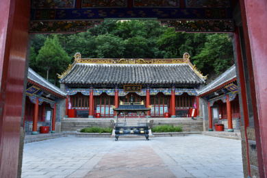 辽宁鞍山千山风景区无量观三官殿