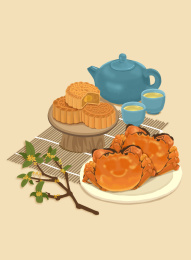 秋天吃螃蟹赏桂花