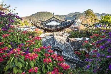 云南腾冲和顺古镇风光