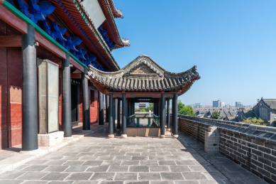 聊城水上古城古建筑风景区